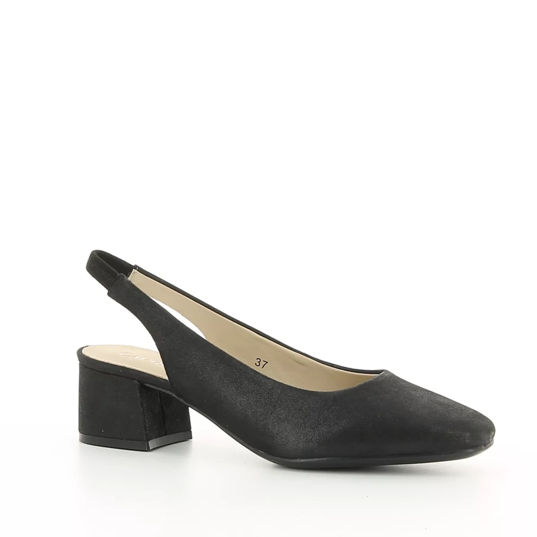 Image (1) de la chaussures Caprice - Escarpins Noir en Cuir nubuck