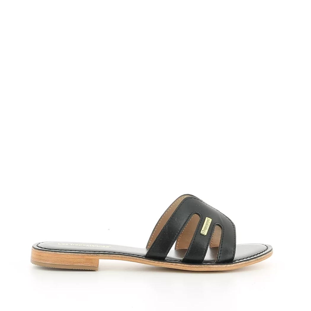 Image (2) de la chaussures Les Tropeziennes - Mules et Sabots Noir en Cuir