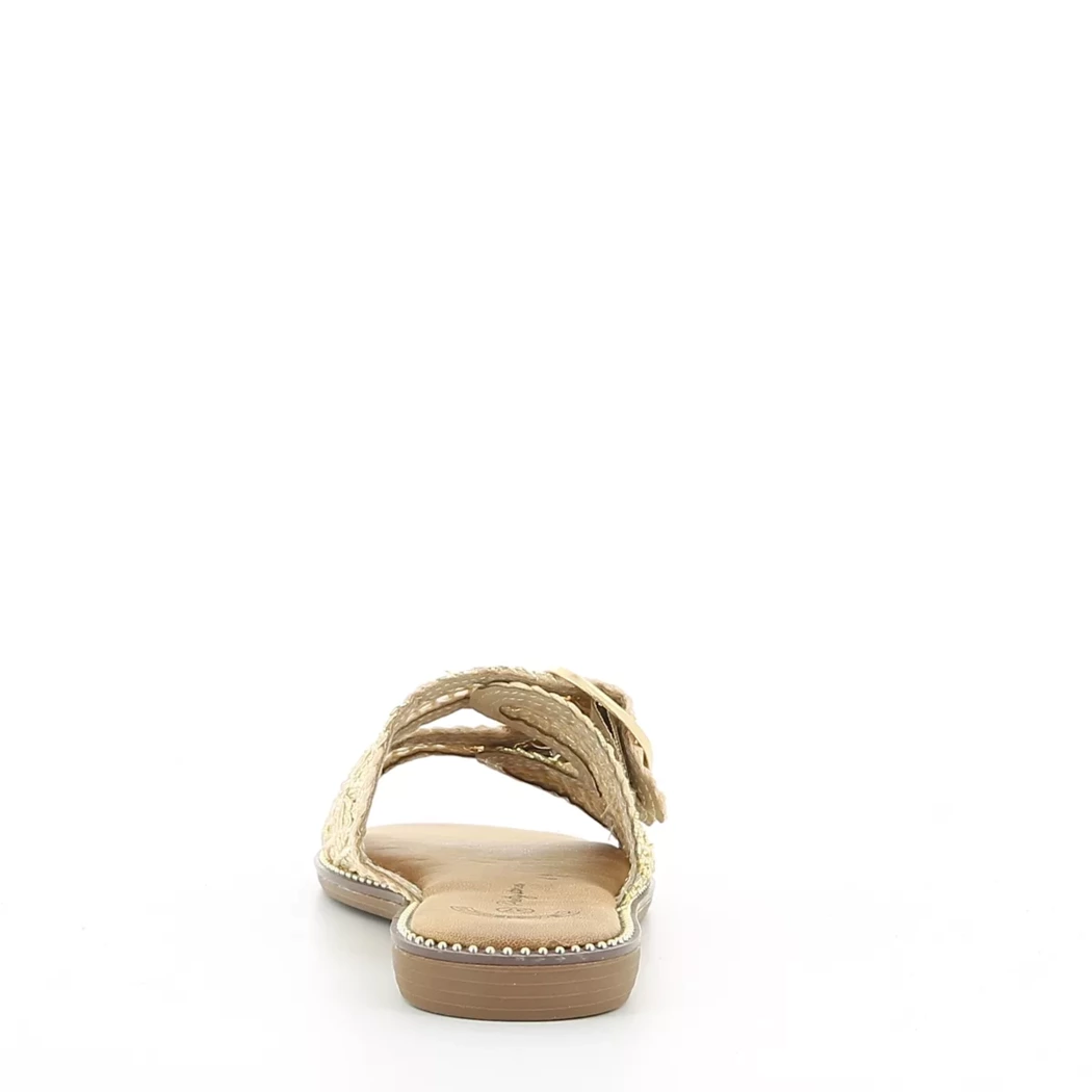 Image (3) de la chaussures Pretty Stories - Mules et Sabots Or / Bronze / Platine en Textile
