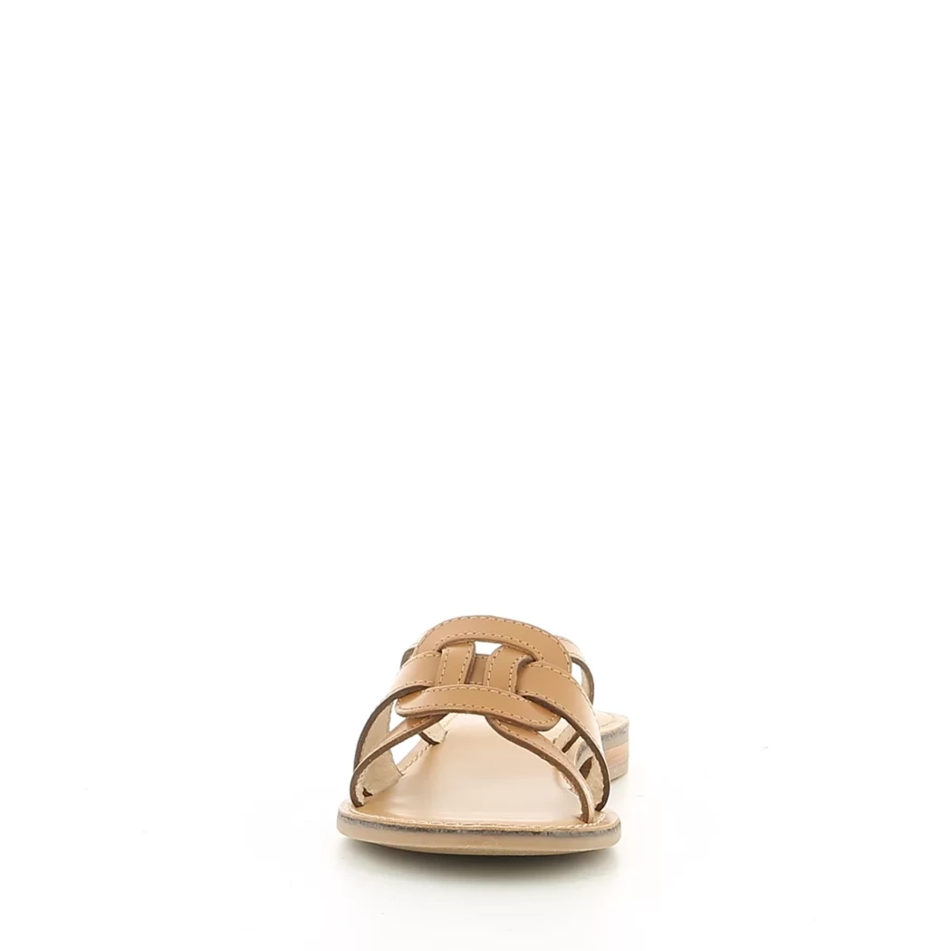 Image (5) de la chaussures Les Fees de Bengale - Mules et Sabots Cuir naturel / Cognac en Cuir