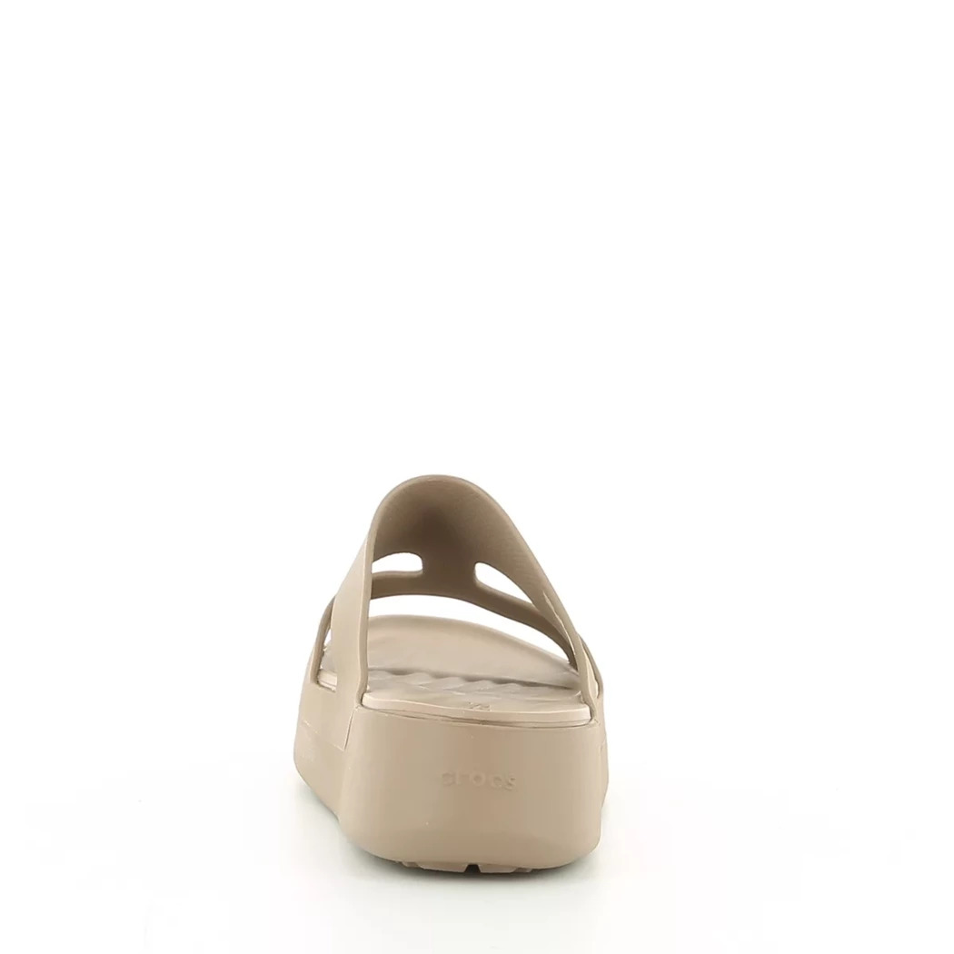 Image (3) de la chaussures Crocs - Mules et Sabots Taupe en Caoutchouc