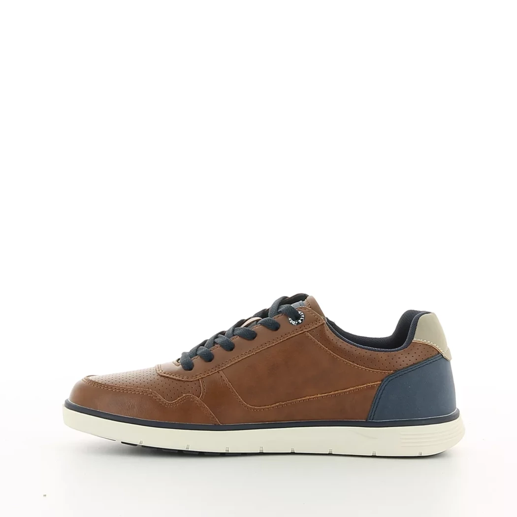 Image (4) de la chaussures Campus - Baskets Cuir naturel / Cognac en Cuir synthétique