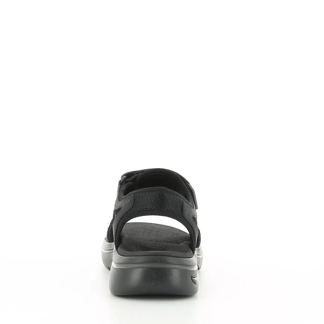Image (3) de la chaussures Skechers - Sandales et Nu-Pieds Noir en Cuir synthétique
