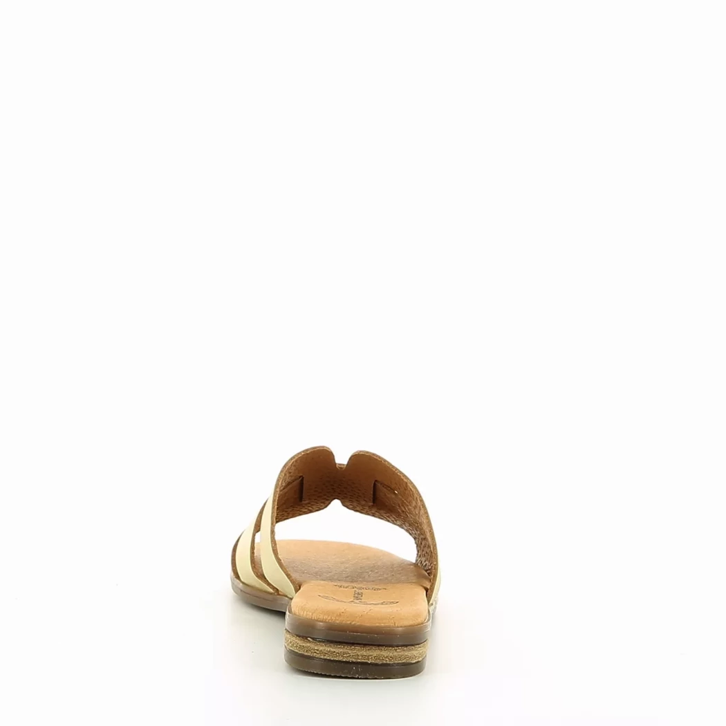 Image (3) de la chaussures Simplement B - Mules et Sabots Or / Bronze / Platine en Cuir