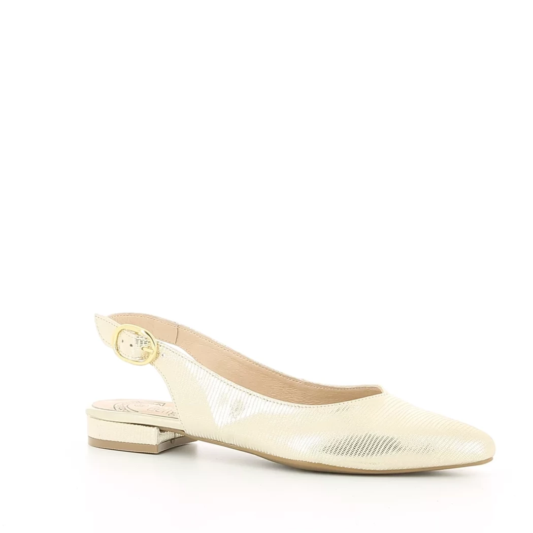 Image (1) de la chaussures Les Fees de Bengale - Escarpins Or / Bronze / Platine en Cuir