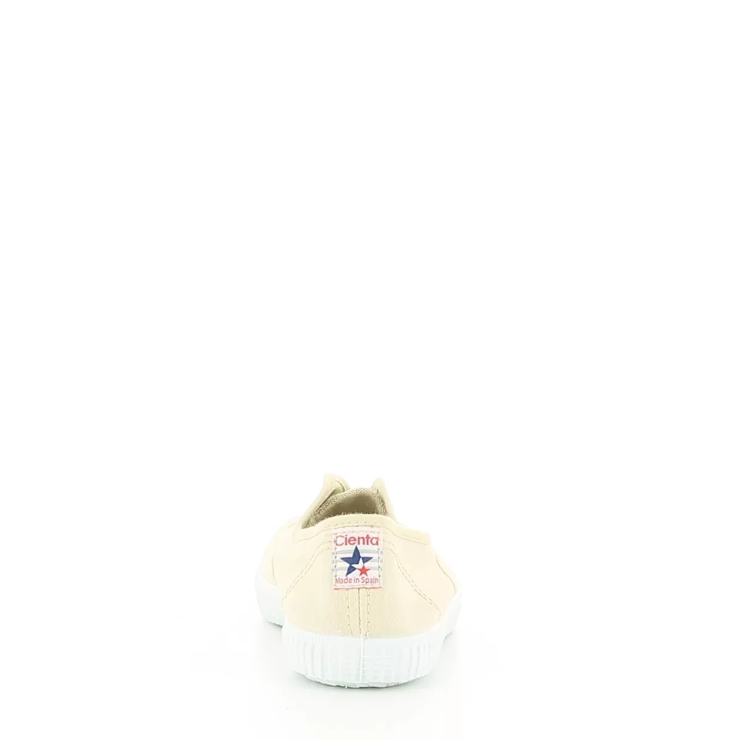 Image (3) de la chaussures Cienta - Baskets Beige en Textile