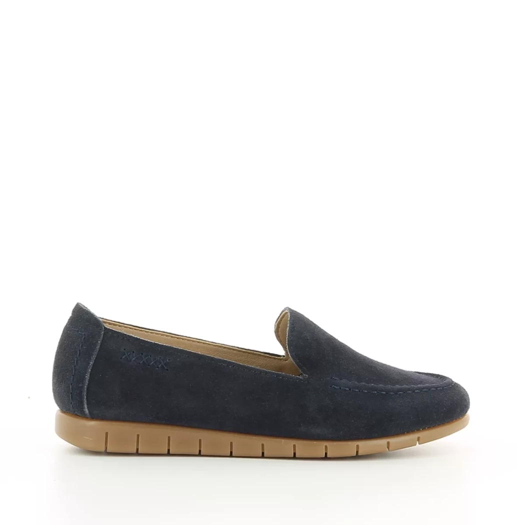 Image (2) de la chaussures Diabolo Studio - Mocassins Bleu en Cuir nubuck