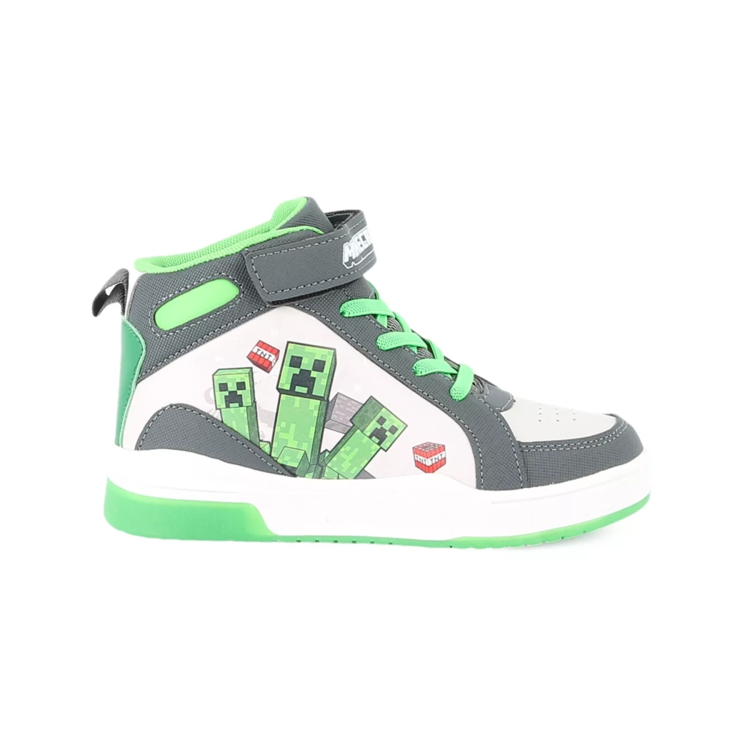 Image (2) de la chaussures Minecraft - Baskets Blanc en Cuir synthétique