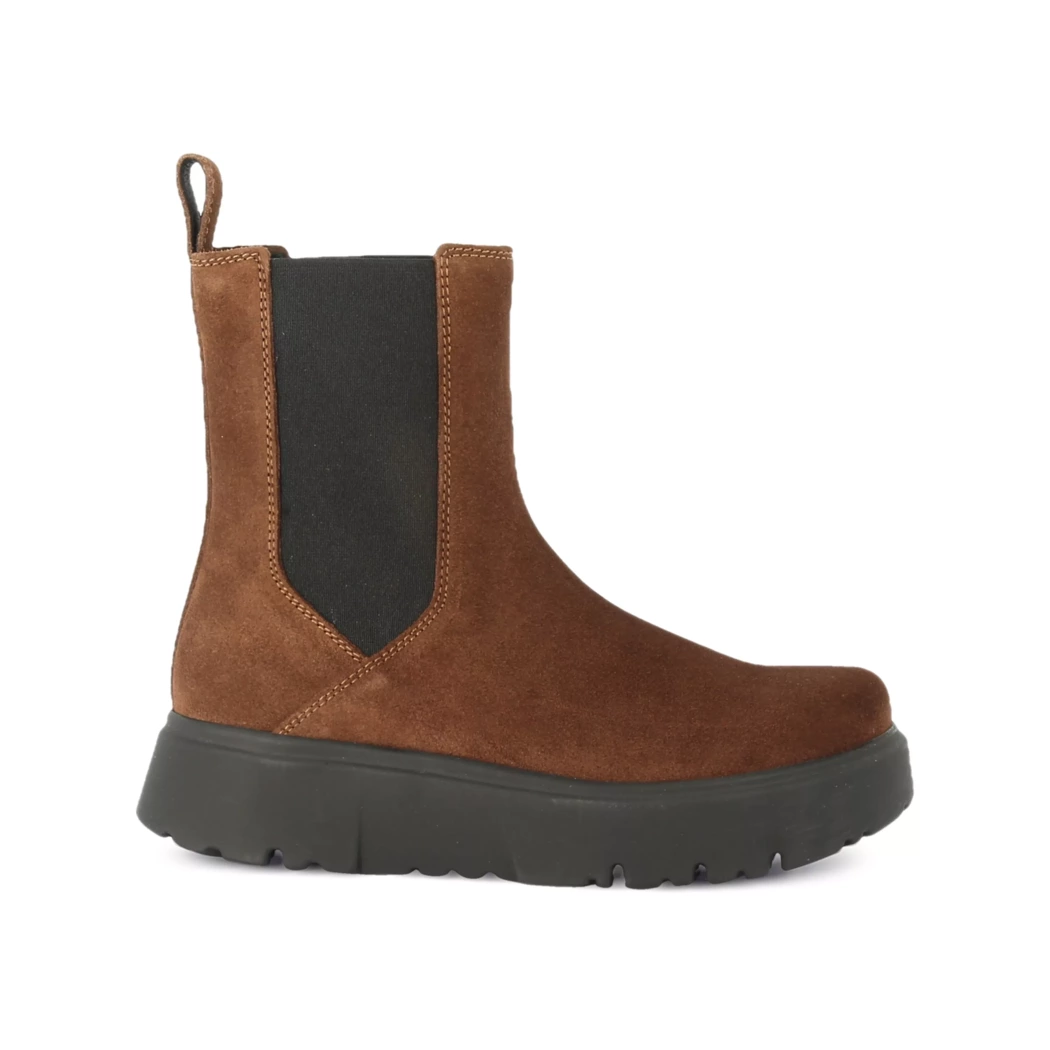 Image (2) de la chaussures Birkenstock - Boots Marron en Cuir