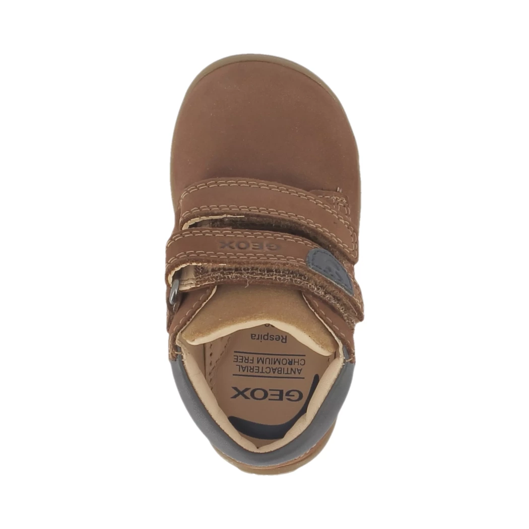 Image (6) de la chaussures Geox - Bottines Cuir naturel / Cognac en Cuir nubuck