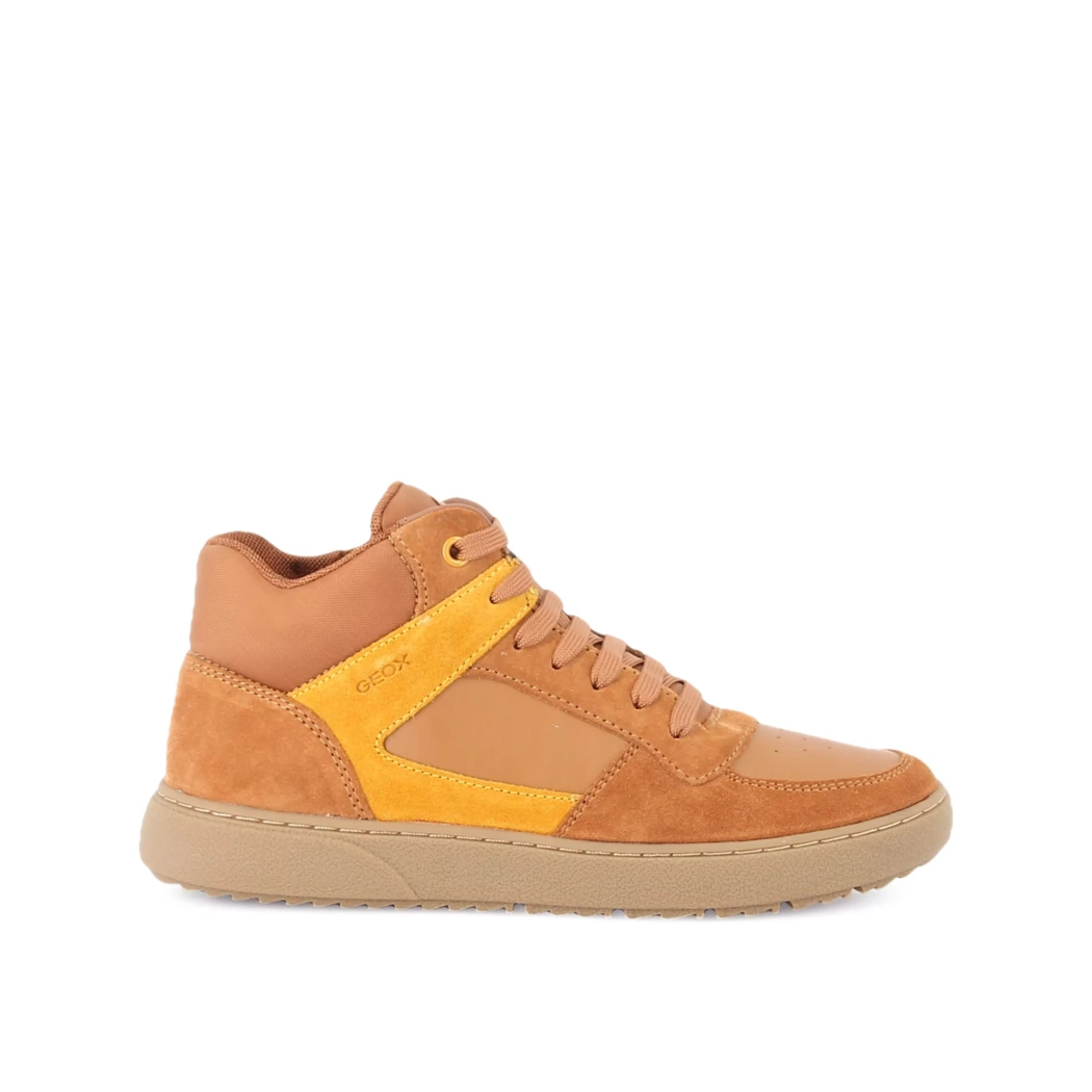 Image (2) de la chaussures Geox - Bottines Cuir naturel / Cognac en Cuir nubuck