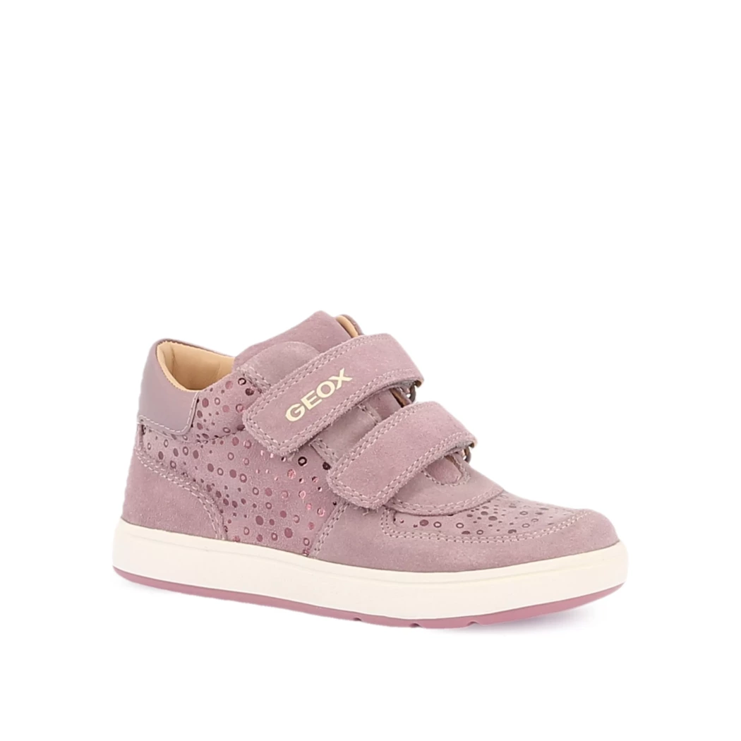 Image (1) de la chaussures Geox - Bottines Rose en Cuir nubuck