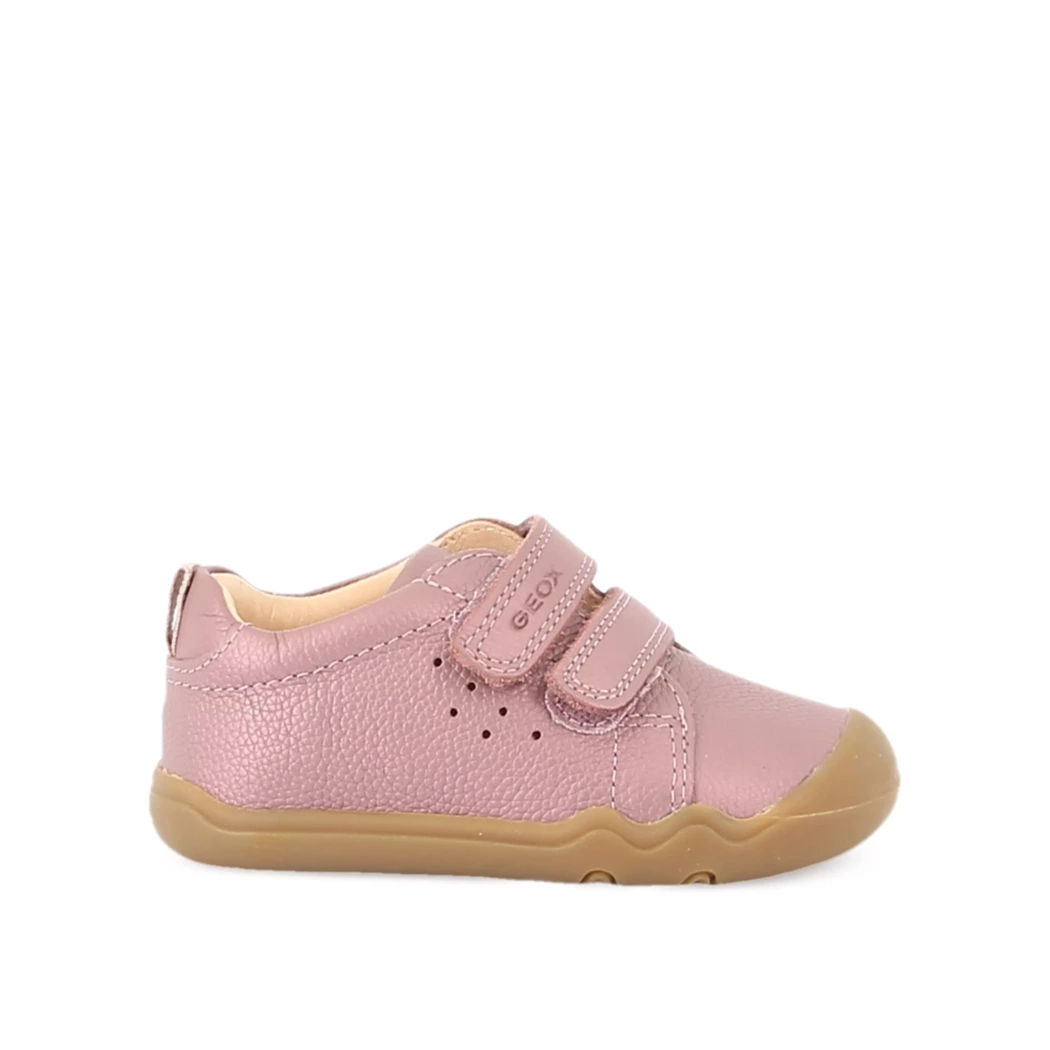 Image (2) de la chaussures Geox - Bottines Rose en Cuir