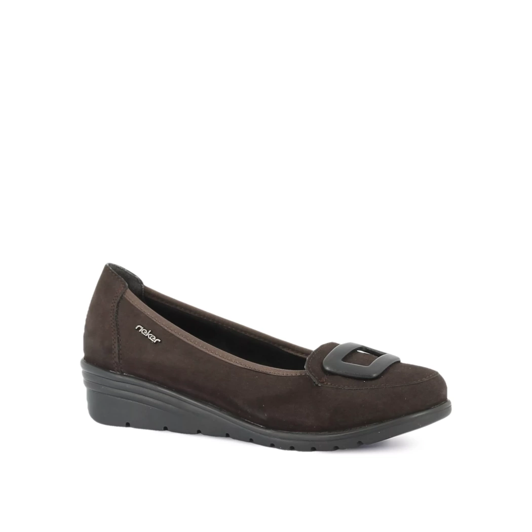 Image (1) de la chaussures Rieker - Escarpins Marron en Cuir synthétique
