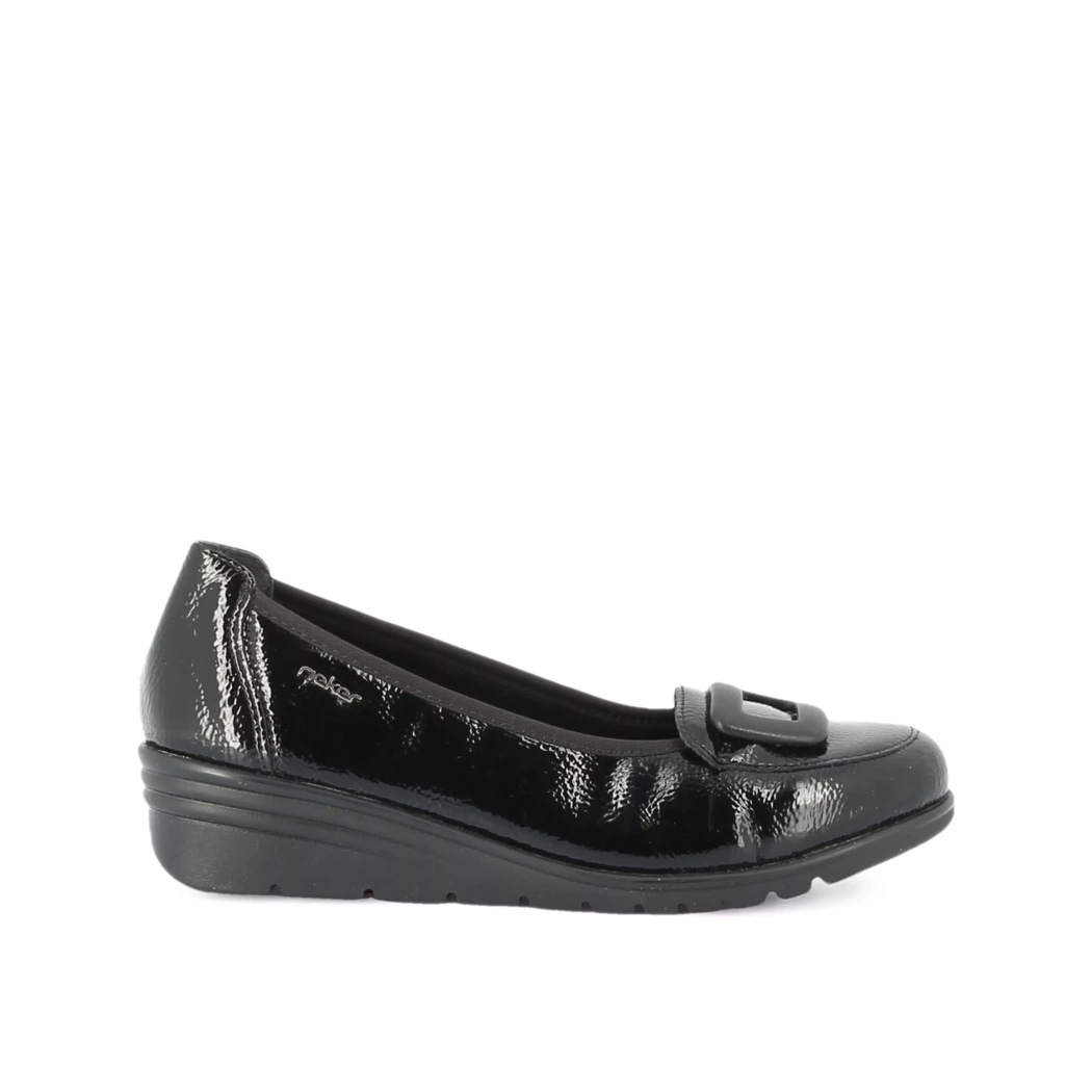 Image (2) de la chaussures Rieker - Escarpins Noir en Cuir synthétique
