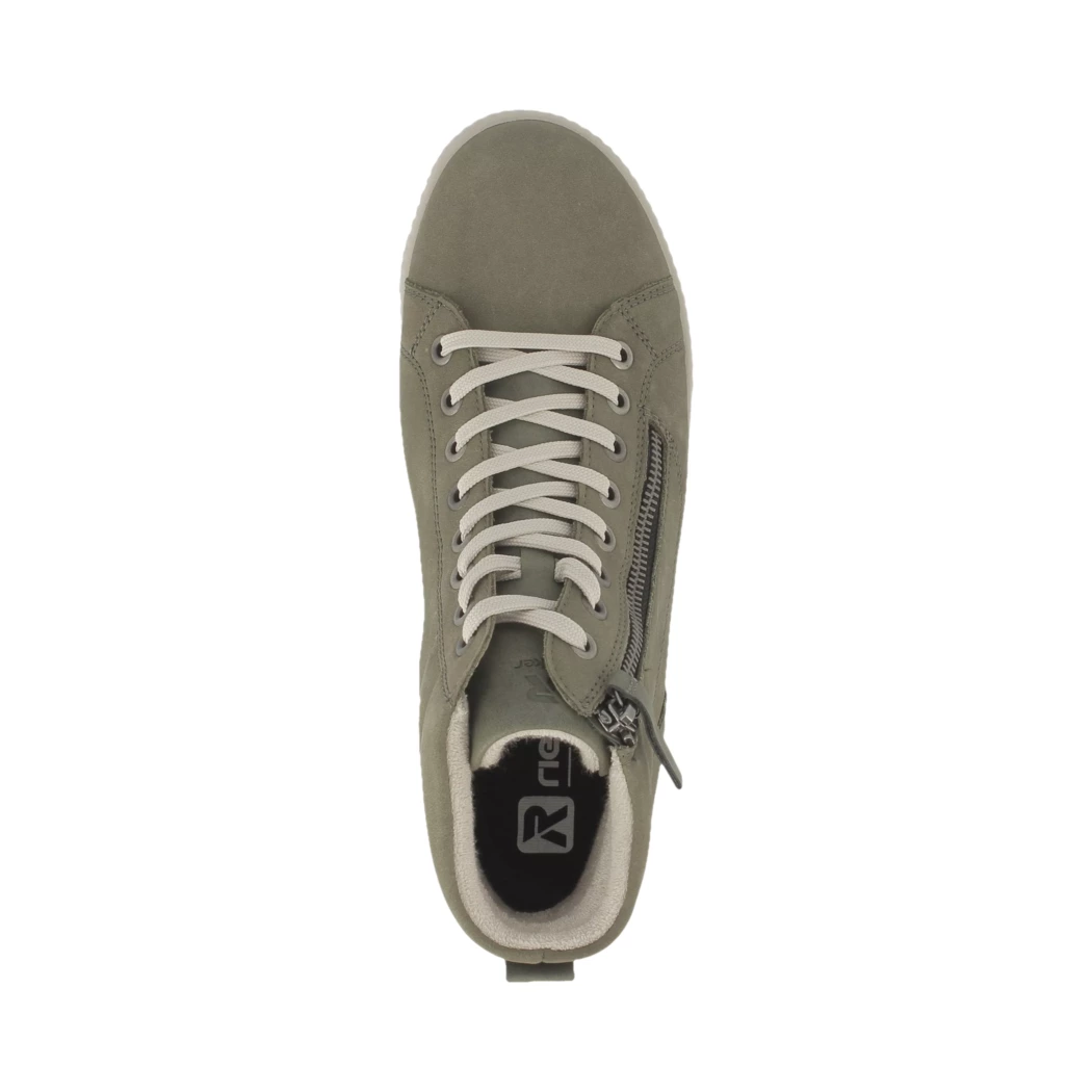 Image (6) de la chaussures Rieker - Bottines Vert en Cuir nubuck