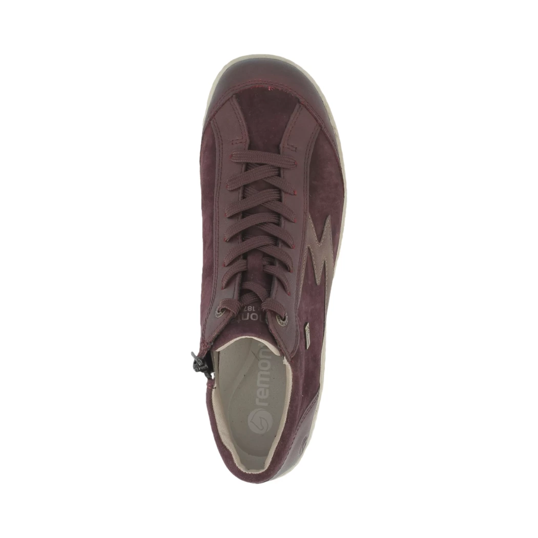 Image (6) de la chaussures Remonte - Bottines Bordeaux en Cuir
