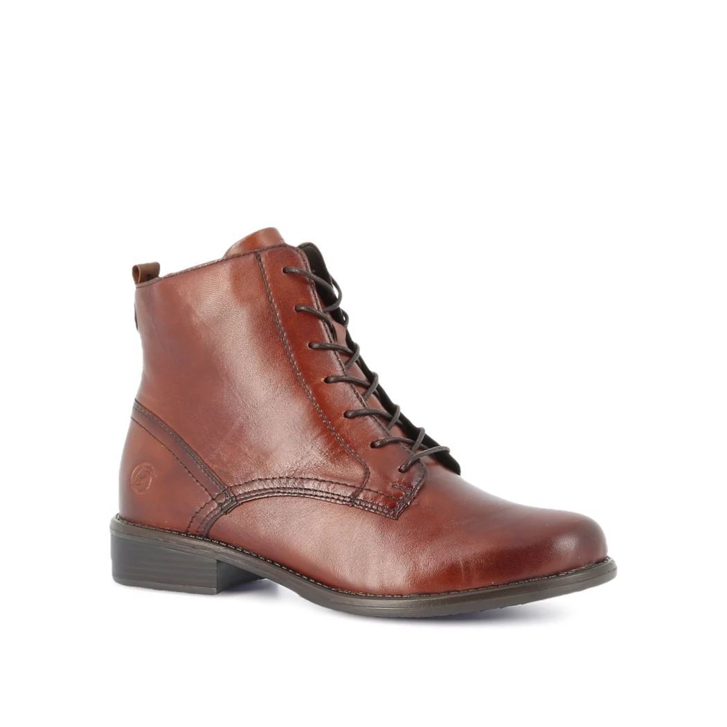 Image (1) de la chaussures Remonte - Bottines Cuir naturel / Cognac en Cuir