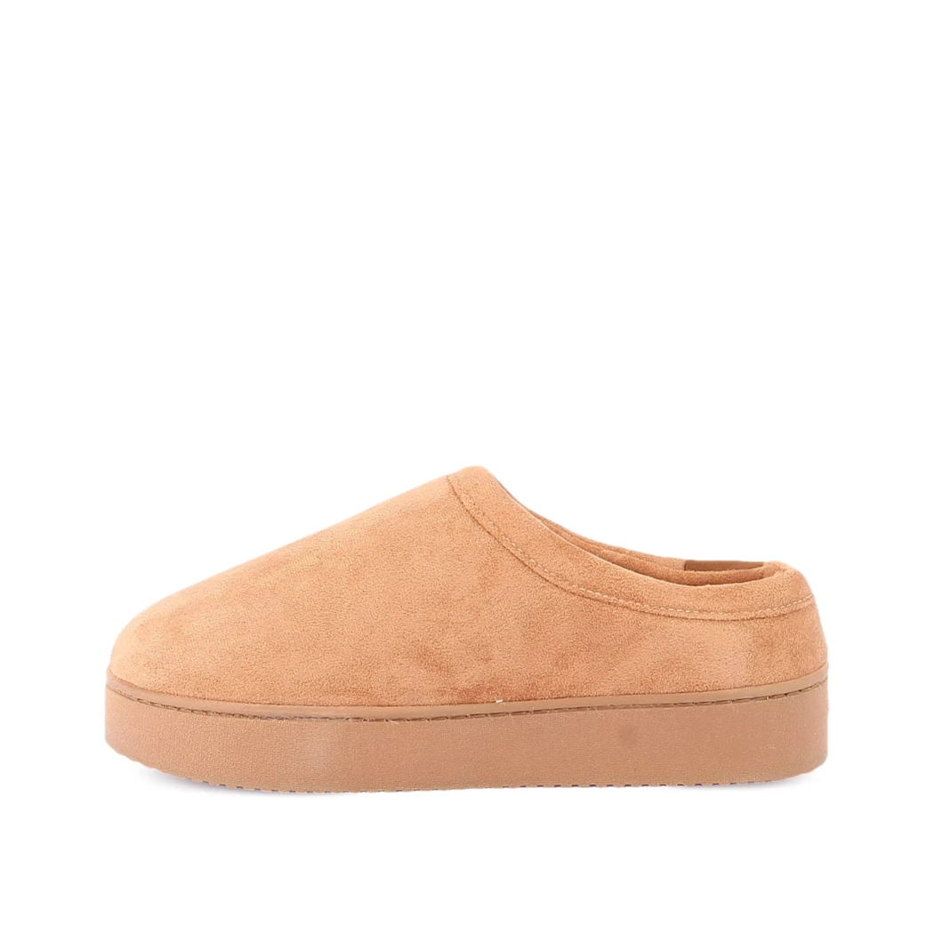 Image (4) de la chaussures Isotoner - Pantoufles et Chaussons Cuir naturel / Cognac en Textile