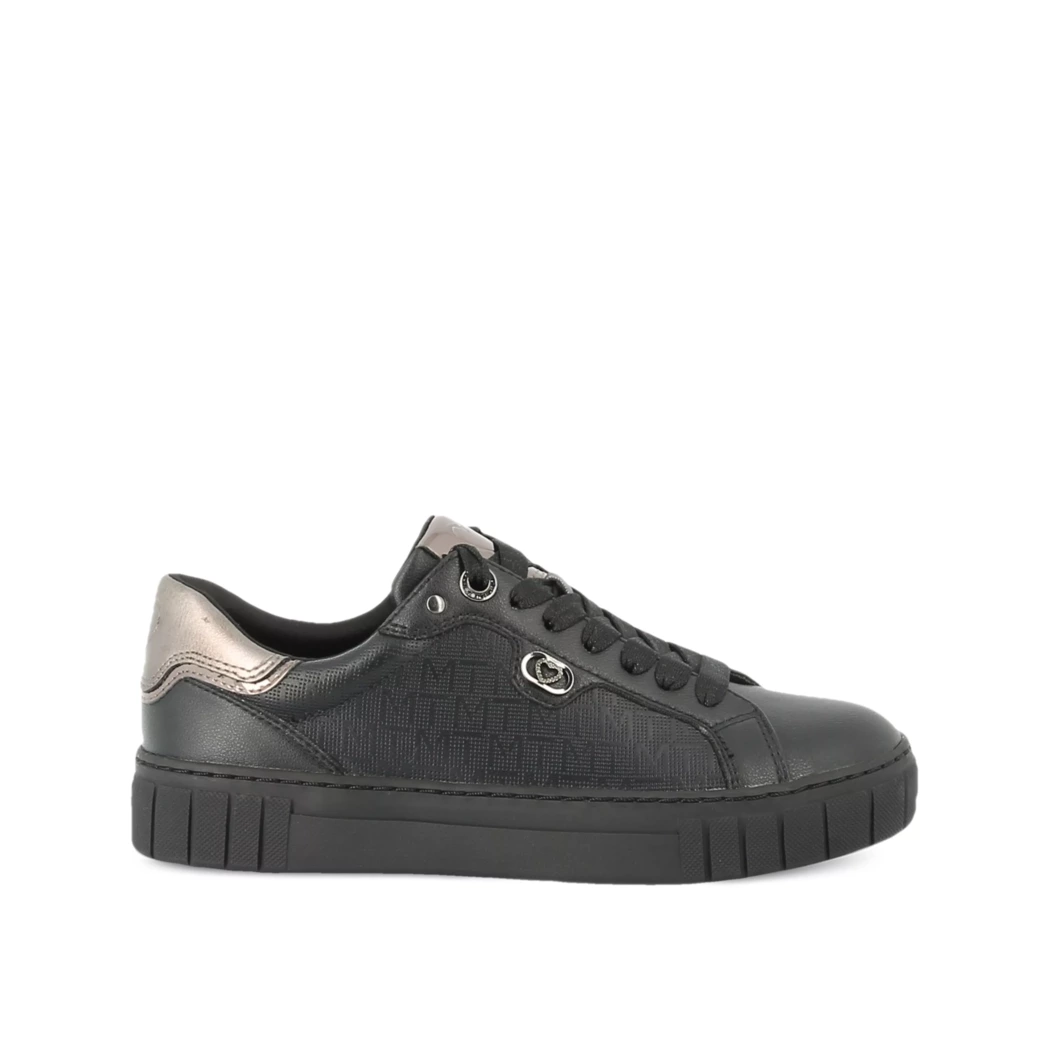 Image (2) de la chaussures Marco Tozzi - Baskets Noir en Cuir synthétique