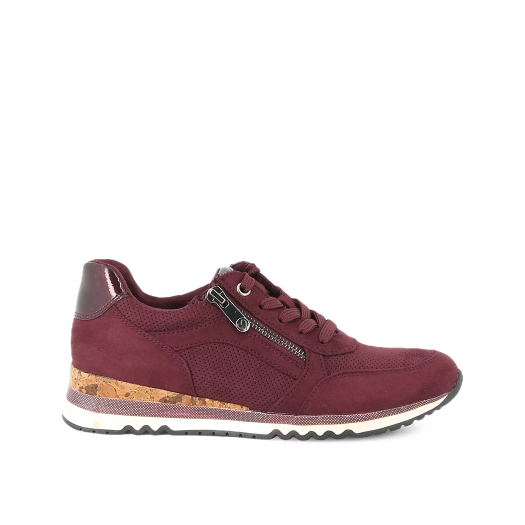 Image (2) de la chaussures Marco Tozzi - Baskets Bordeaux en Cuir synthétique