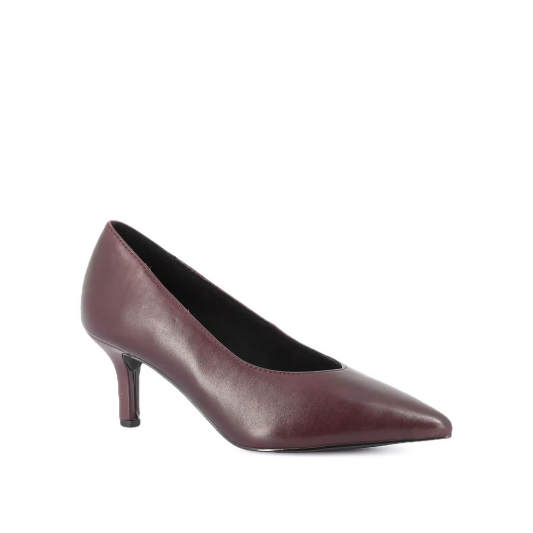 Image (1) de la chaussures Marco Tozzi - Escarpins Bordeaux en Cuir