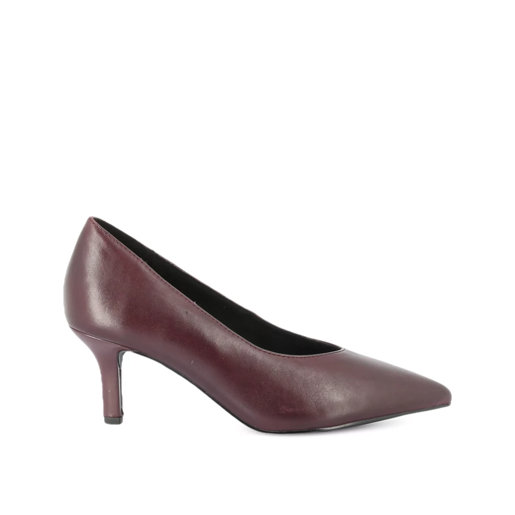 Image (2) de la chaussures Marco Tozzi - Escarpins Bordeaux en Cuir