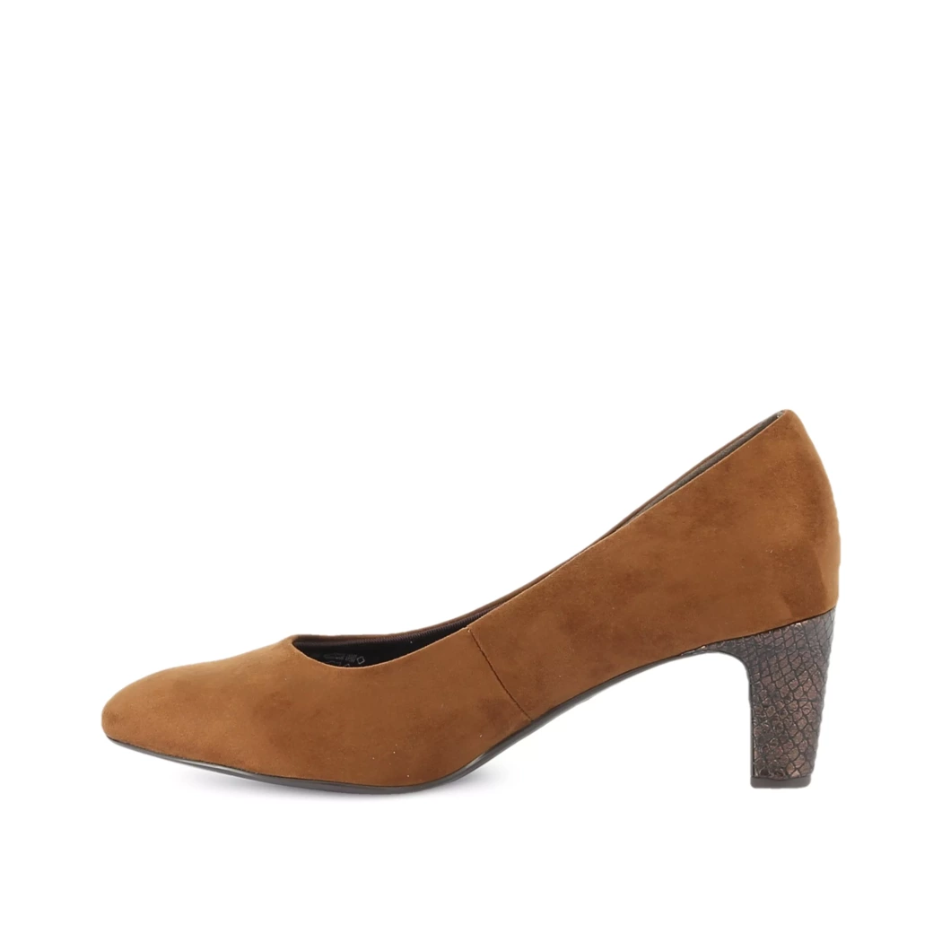 Image (4) de la chaussures Tamaris - Escarpins Cuir naturel / Cognac en Cuir synthétique