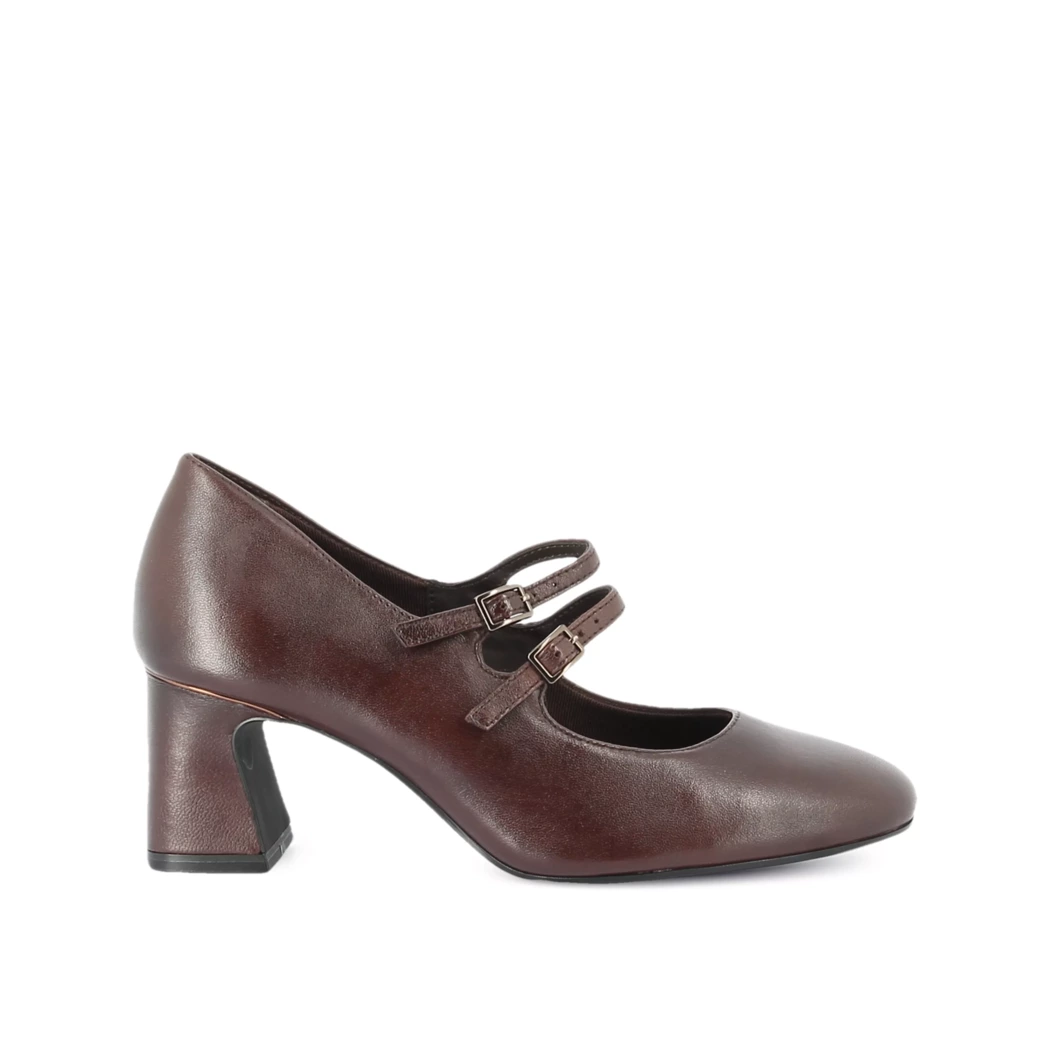 Image (2) de la chaussures Tamaris - Escarpins Marron en Cuir