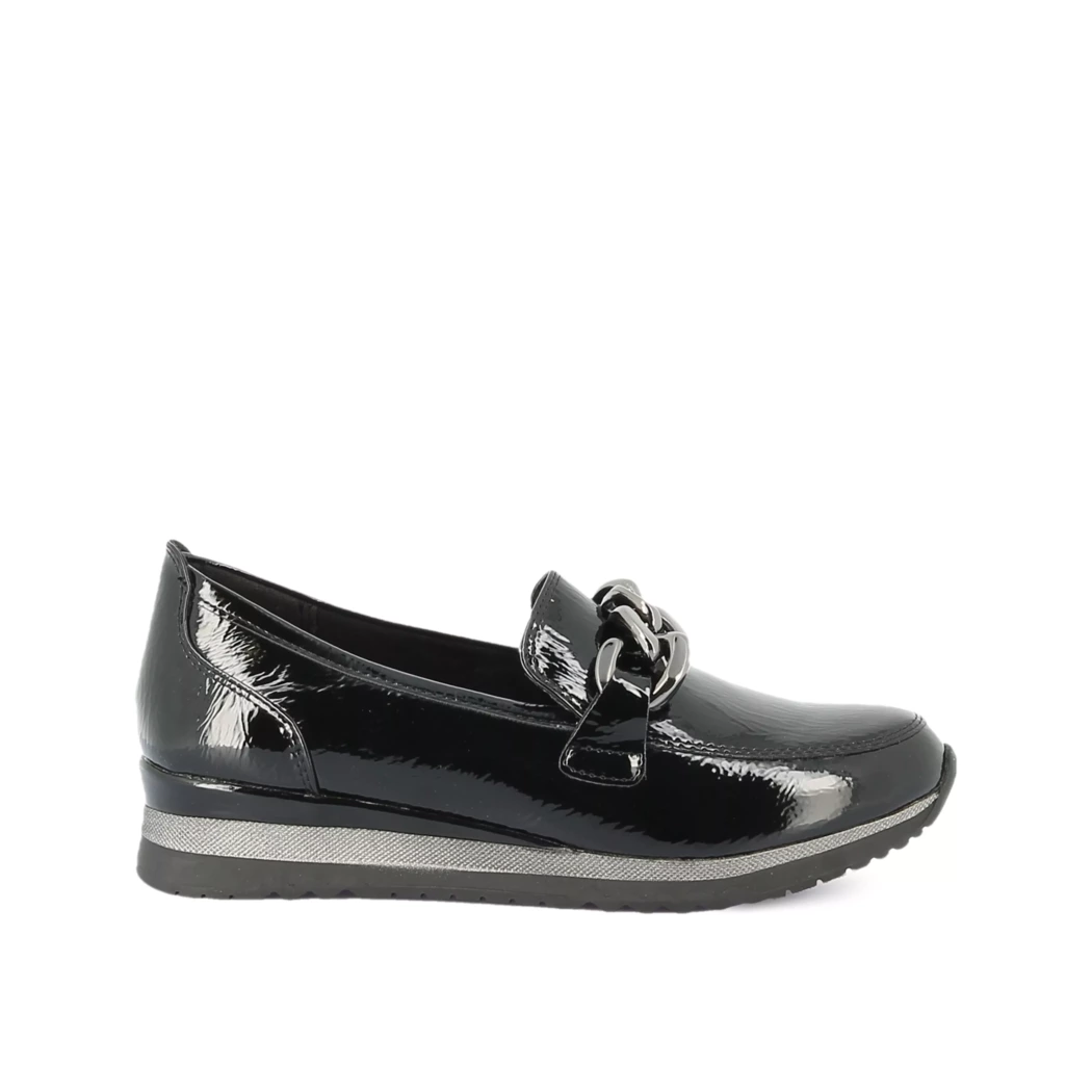 Image (2) de la chaussures Marco Tozzi - Mocassins Noir en Cuir synthétique