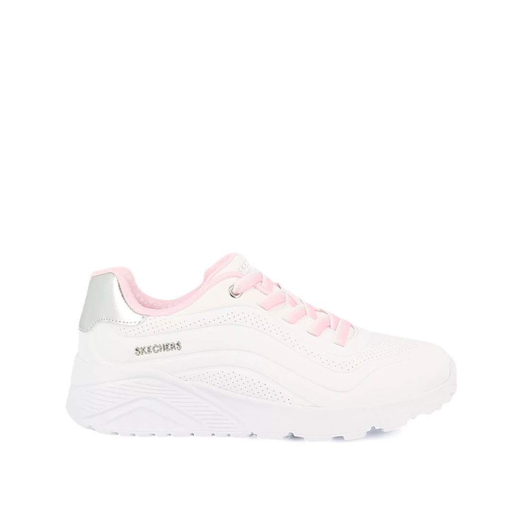Image (2) de la chaussures Skechers - Baskets Blanc en Cuir synthétique