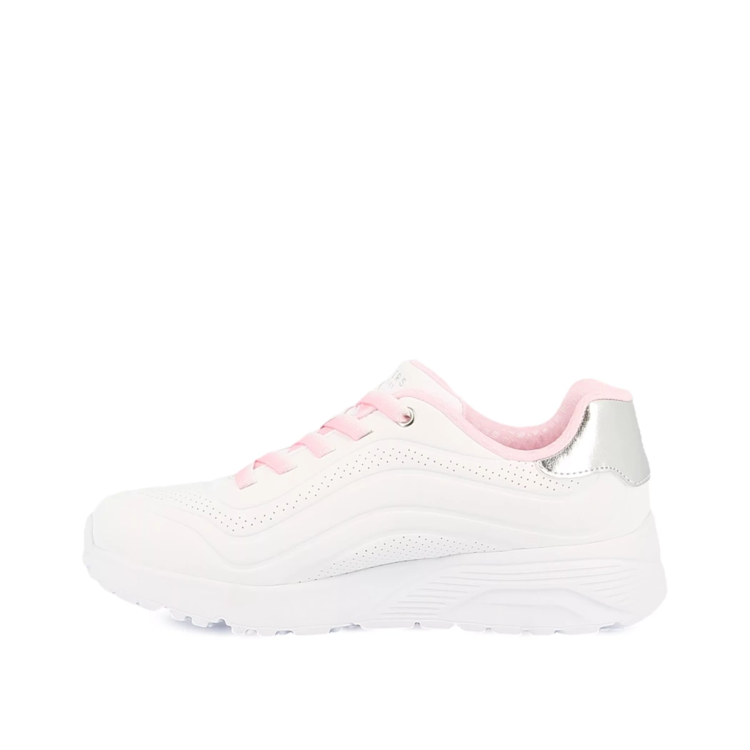 Image (4) de la chaussures Skechers - Baskets Blanc en Cuir synthétique