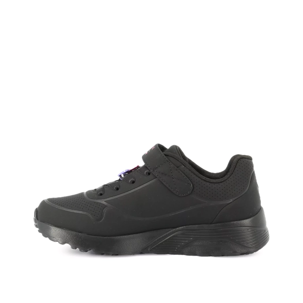 Image (4) de la chaussures Skechers - Baskets Noir en Cuir synthétique