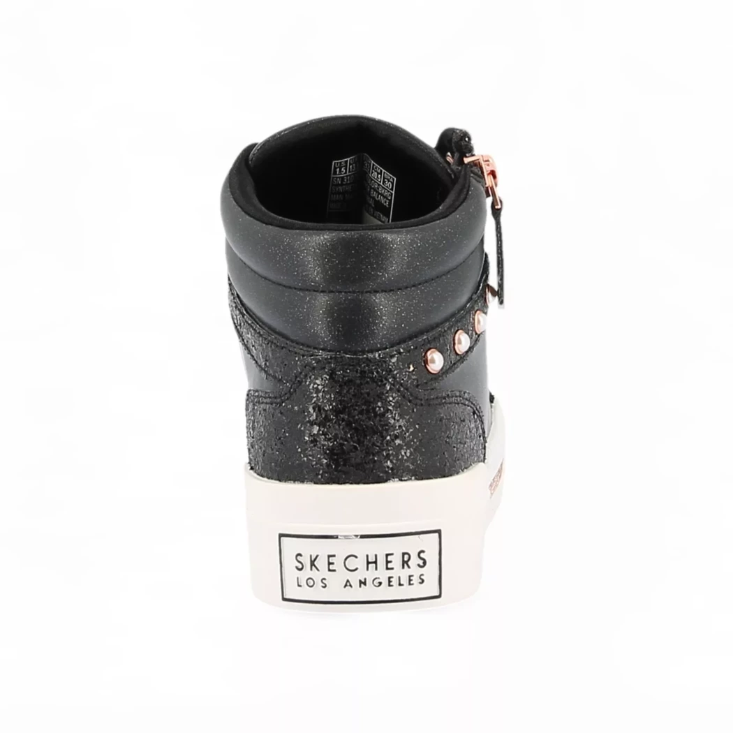 Image (3) de la chaussures Skechers - Bottines Noir en Cuir synthétique