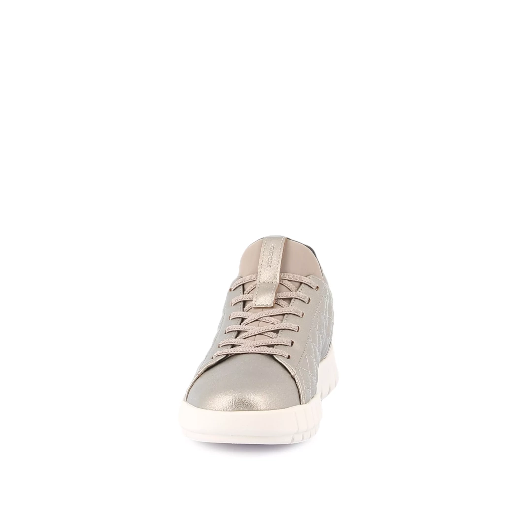 Image (5) de la chaussures Geox - Baskets Taupe en Cuir