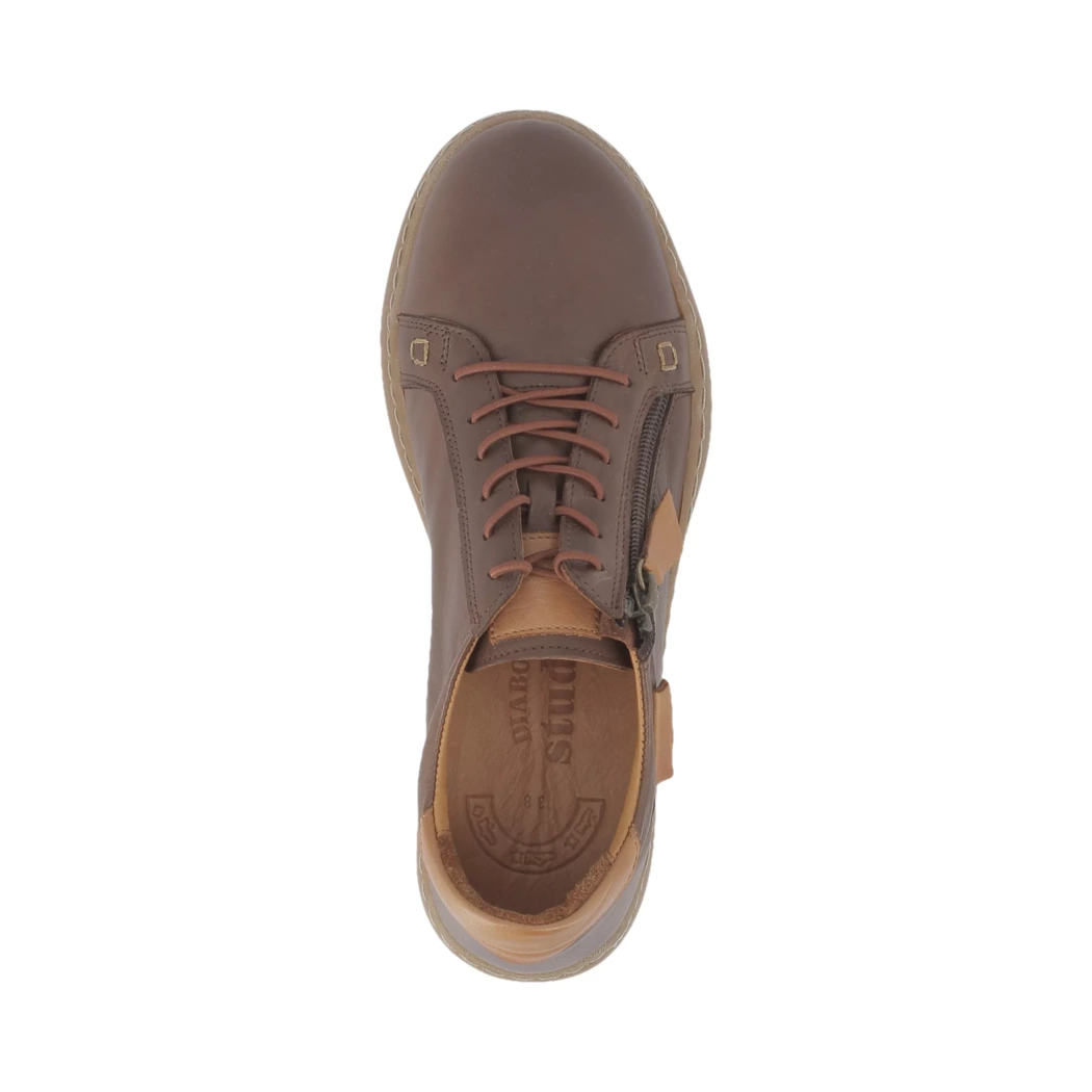 Image (6) de la chaussures Diabolo Studio - Baskets Marron en Cuir