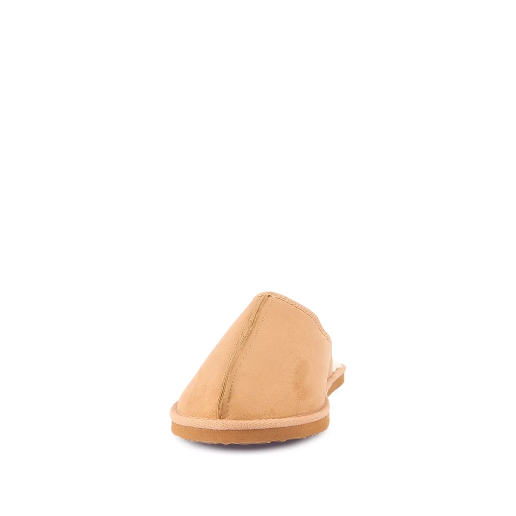 Image (5) de la chaussures Jack & Jones - Pantoufles et Chaussons Cuir naturel / Cognac en Cuir nubuck