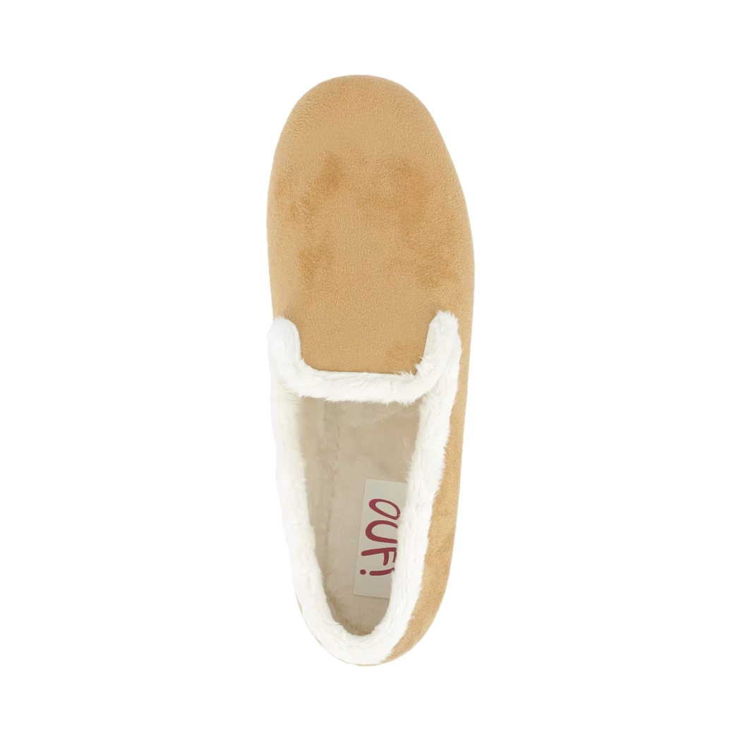Image (6) de la chaussures OUF!... - Pantoufles et Chaussons Cuir naturel / Cognac en Textile