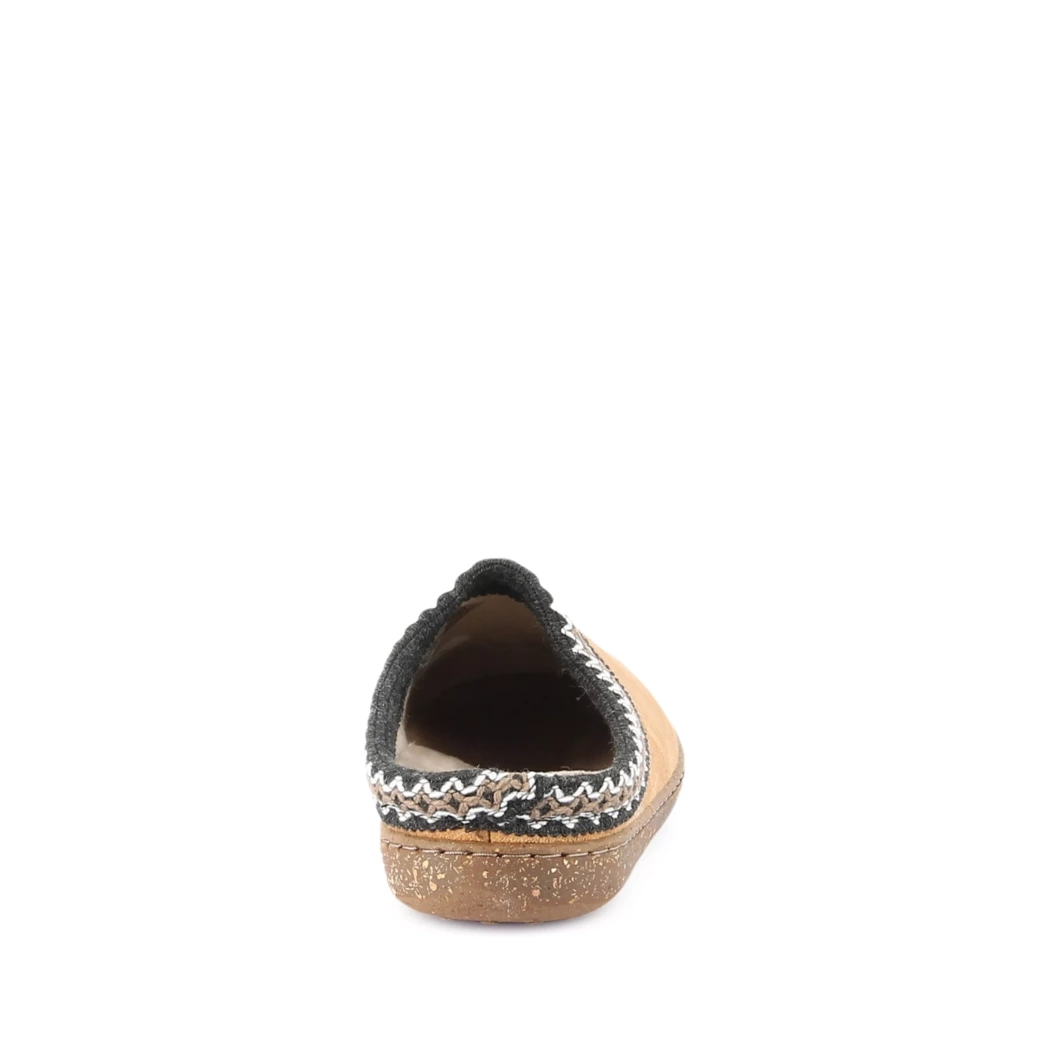 Image (3) de la chaussures OUF!... - Pantoufles et Chaussons Cuir naturel / Cognac en Textile