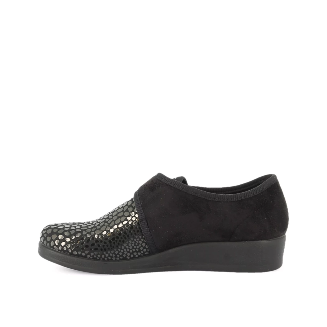 Image (4) de la chaussures Fly Flot - Pantoufles et Chaussons Noir en Cuir synthétique