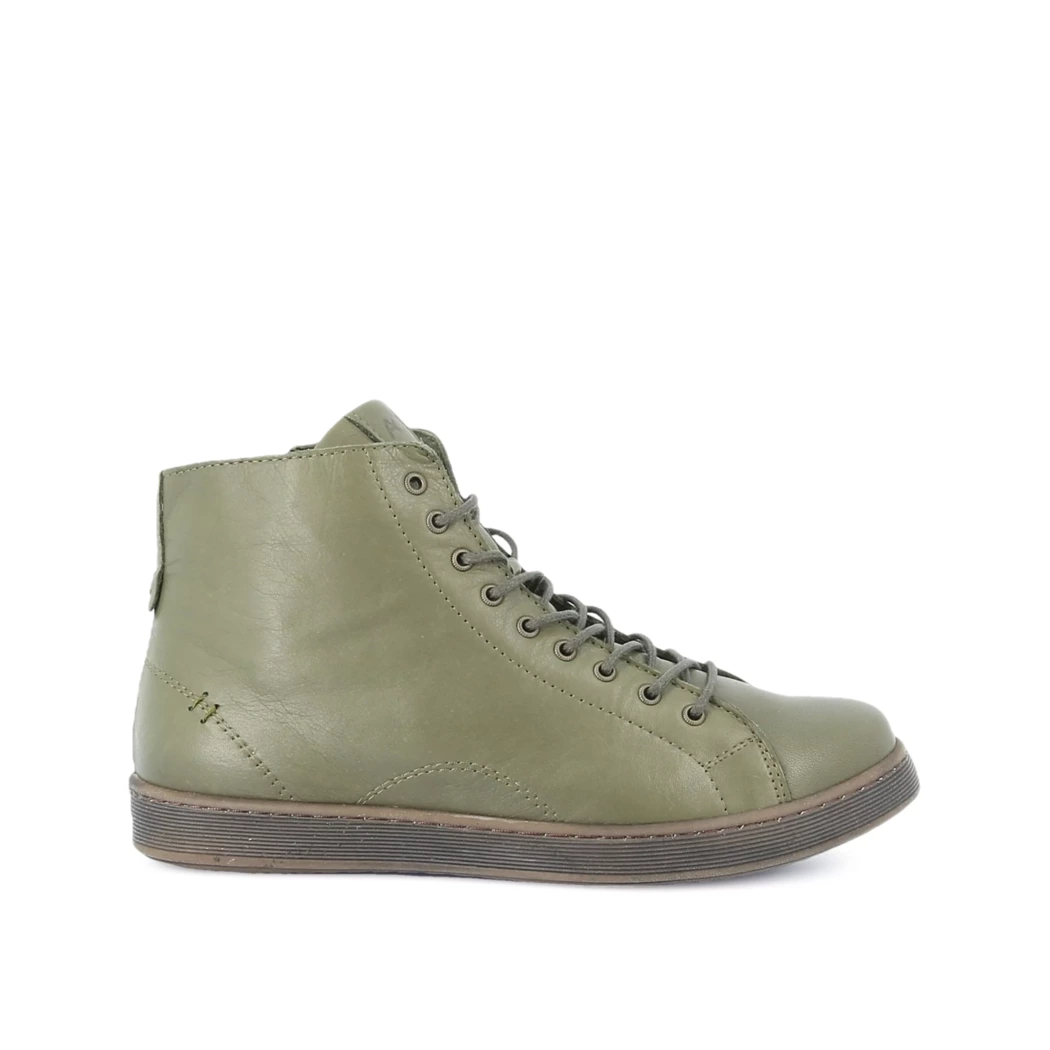 Image (2) de la chaussures Andrea Conti - Bottines Vert en Cuir