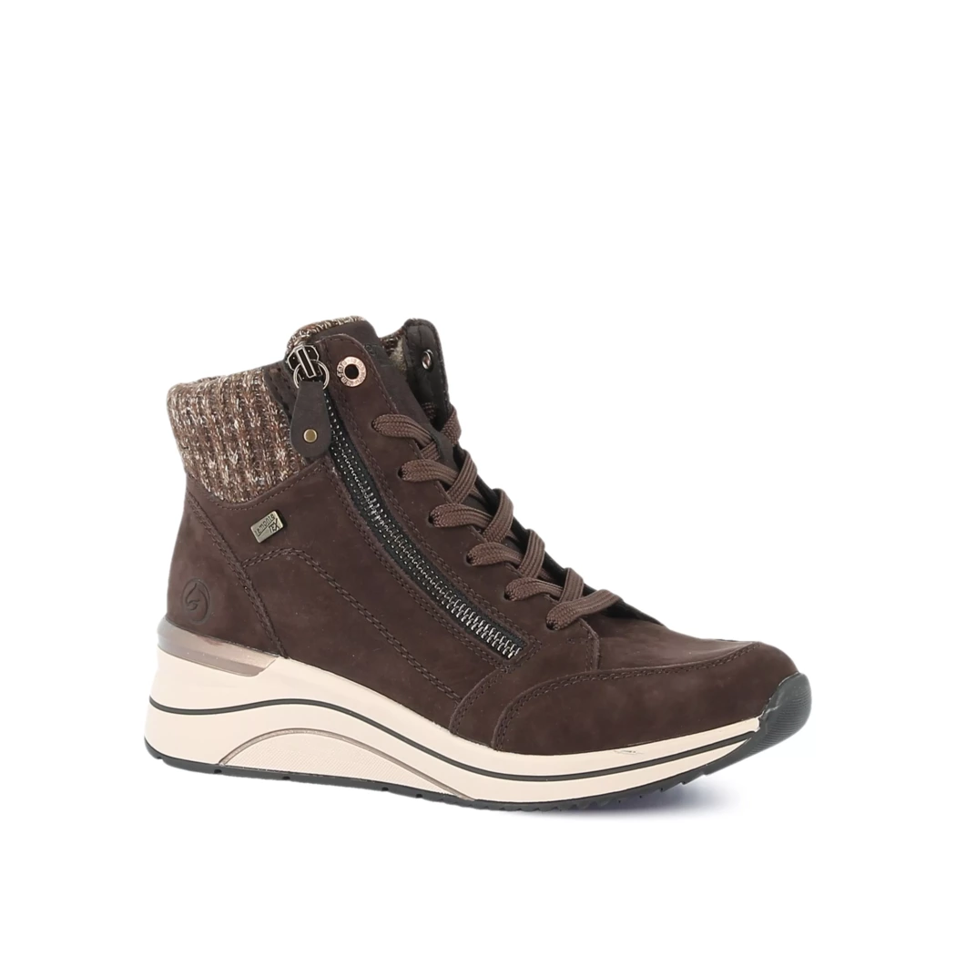 Image (1) de la chaussures Remonte - Bottines Marron en Cuir nubuck