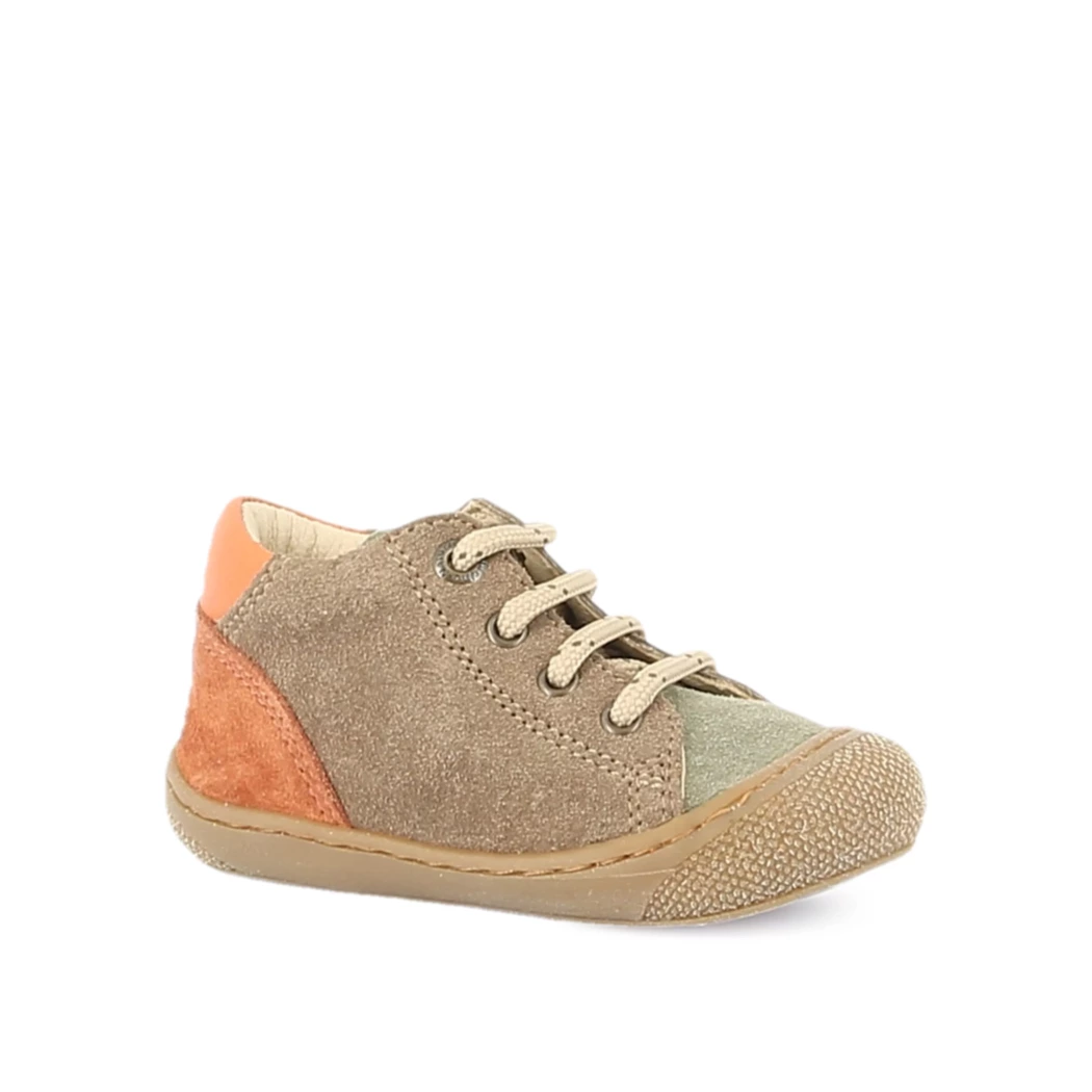 Image (1) de la chaussures Naturino - Bottines Vert en Cuir nubuck