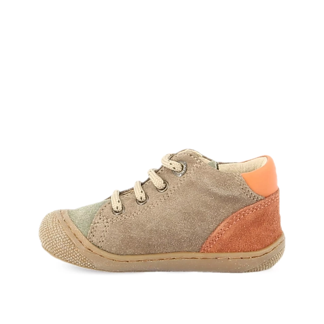 Image (4) de la chaussures Naturino - Bottines Vert en Cuir nubuck