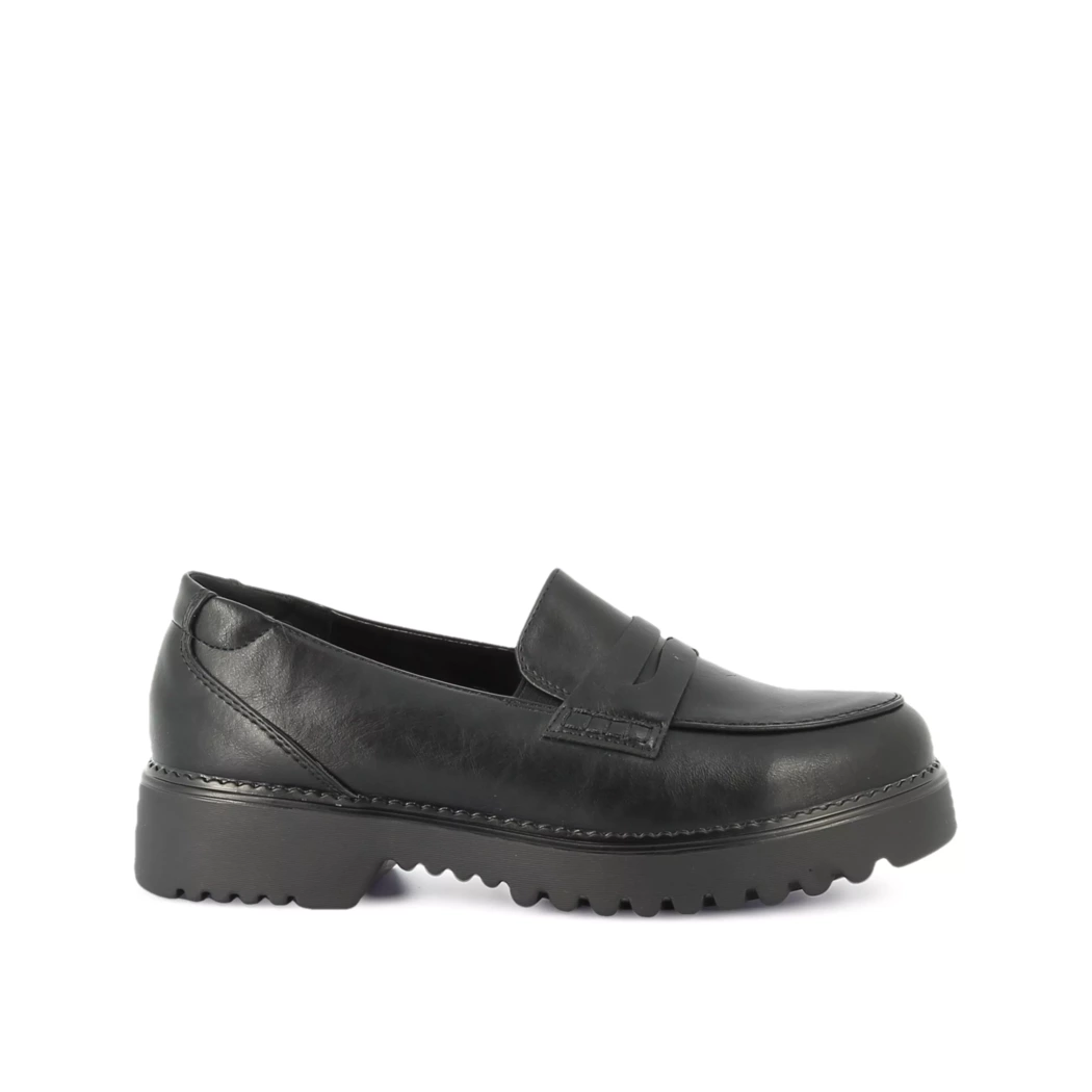 Image (2) de la chaussures Spirit - Mocassins Noir en Cuir synthétique