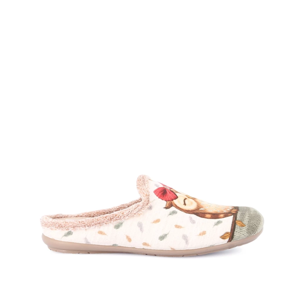 Image (2) de la chaussures Alter Native - Pantoufles et Chaussons Beige en Textile