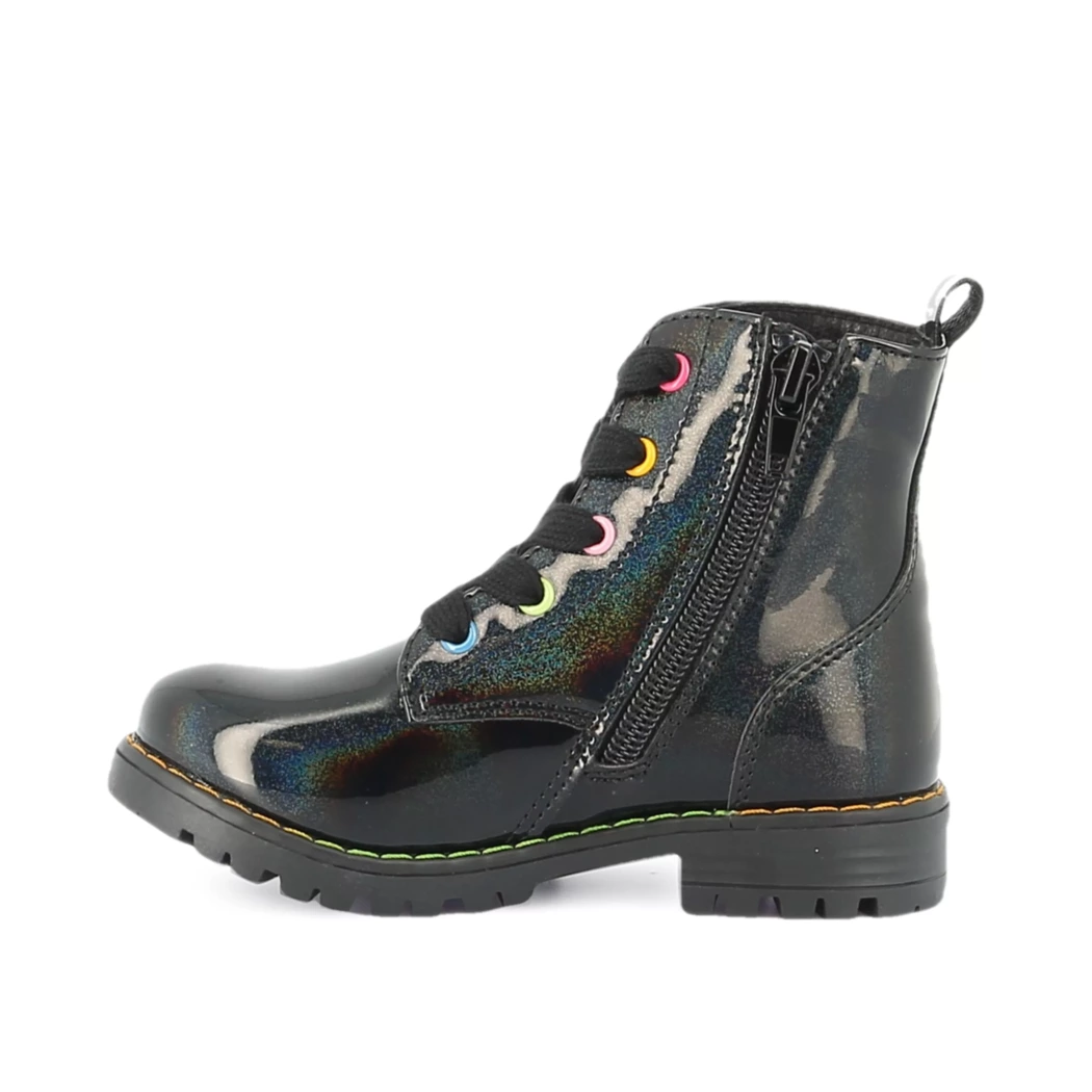 Image (4) de la chaussures Pretty Stories - Bottines Noir en Cuir synthétique