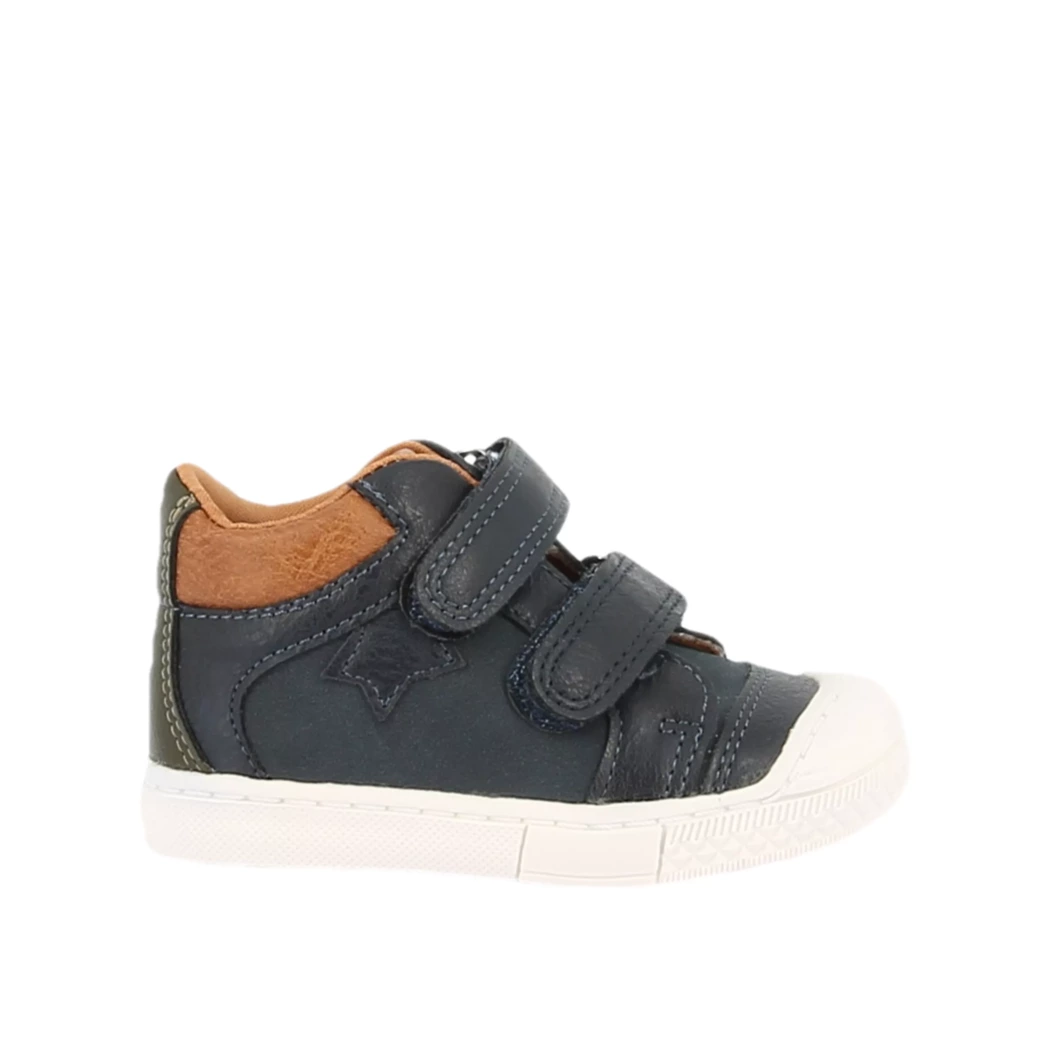 Image (2) de la chaussures Campus - Bottines Bleu en Cuir synthétique