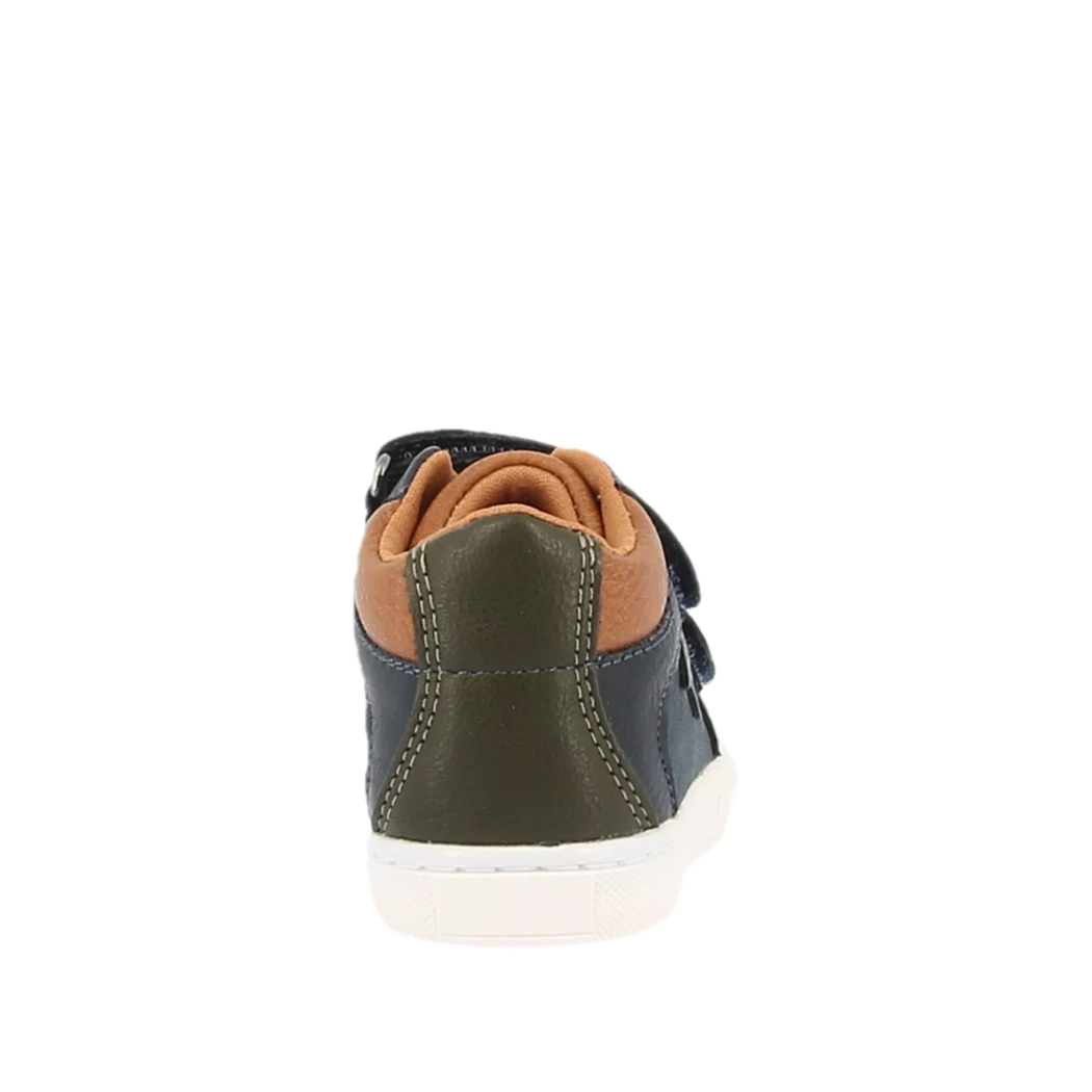 Image (3) de la chaussures Campus - Bottines Bleu en Cuir synthétique