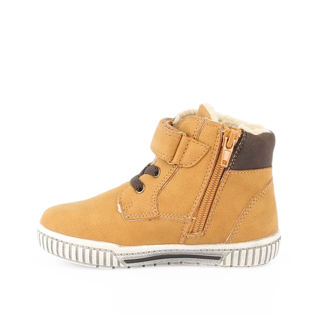 Image (4) de la chaussures Off Road - Bottines Cuir naturel / Cognac en Cuir synthétique